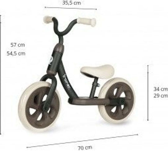 Q Play Bicicletă fără pedale Trainer Negru