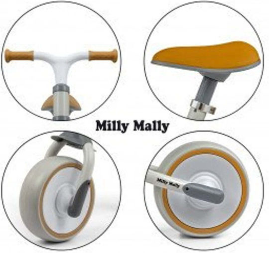Milly Mally Kinder Balancefahrrad Weiß