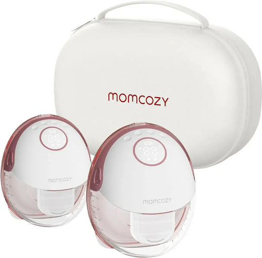 Momcozy Air 1 Ultra Slim Elektrisch Doppelter Milchpumpe Rosa