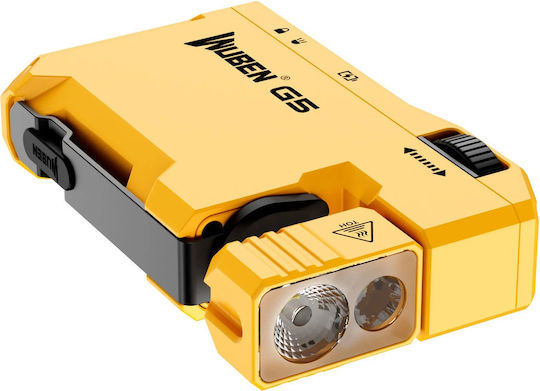 Wuben Rechargeable LED Flashlight IP68 with Maximum Brightness 400lm