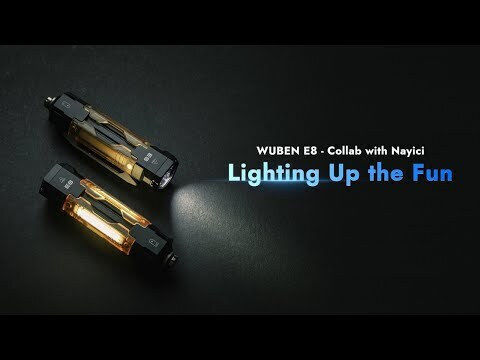 Wuben Rechargeable LED Flashlight with Maximum Brightness 1300lm