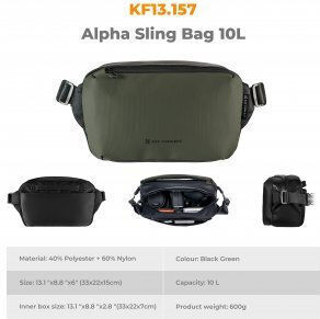 K&F Concept Alpha Kameratasche Crossbody Grüne