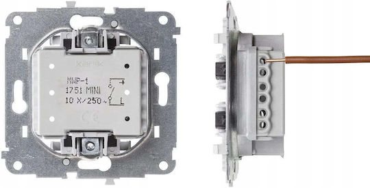 Karlik Recessed Wall Switch Two-Way Without Frame