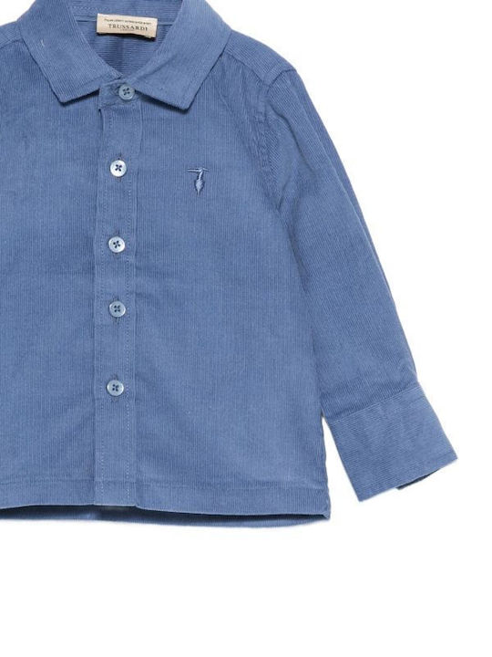 Kids Long-sleeved Shirt Blue