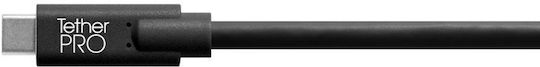 Tether Tools Regular USB 2.0 to micro USB Cable Μαύρο 4.6m 1τμχ