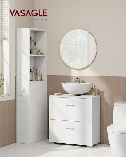 Vasagle Dulap de baie 60x30x64cm Alb