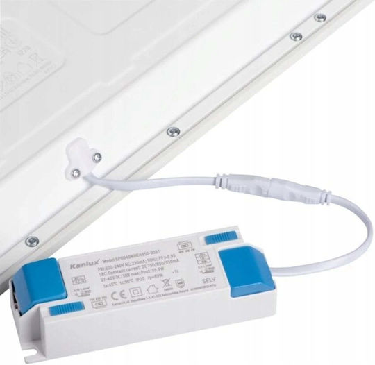 Kanlux Kanlux Parallelogramm Vertieft LED-Panels 120W mit Kaltweißem Licht 6500K