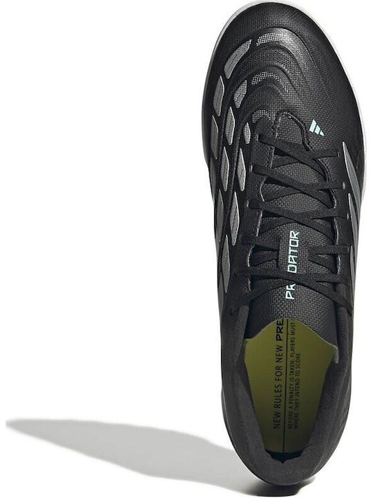 adidas Predator Club TF Football Shoes with Molded Cleats Black