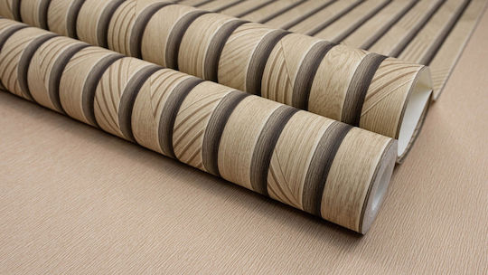 Tapete Wand Vinyl Braune 1000x53cm Waschbar