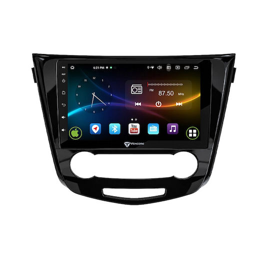 VenCore Auto-Audiosystem Für Nissan Qashqai 2014-2021 Mit Bluetooth USB AUX WiFi GPS Apple-Carplay Android-Auto Mit 10 Zoll Touchscreen