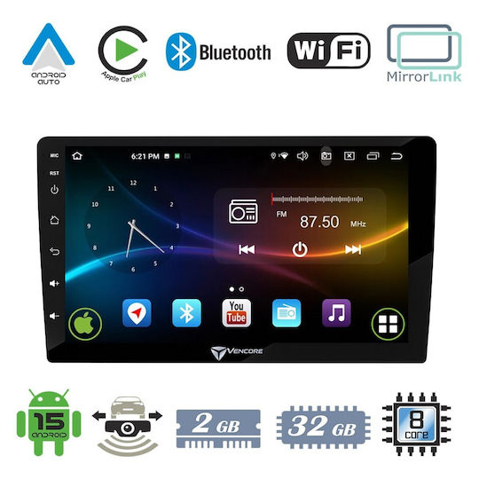 VenCore Auto-Audiosystem Für Nissan Qashqai 2014-2021 Mit Bluetooth USB AUX WiFi GPS Apple-Carplay Android-Auto Mit 10 Zoll Touchscreen