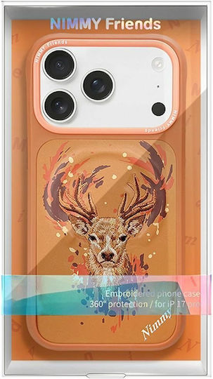 Nimmy Case Deer Compatible Magsafe Iphone 18 Pro/17 Pro Orange