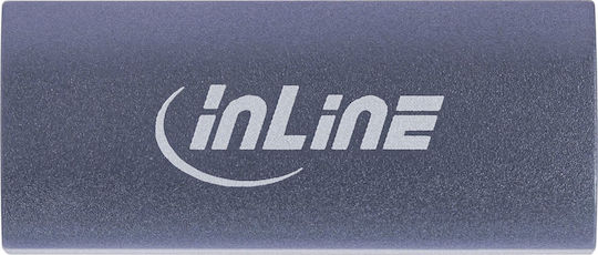 InLine USB-C Weiblich auf USB-C Weiblich Konverter Grau