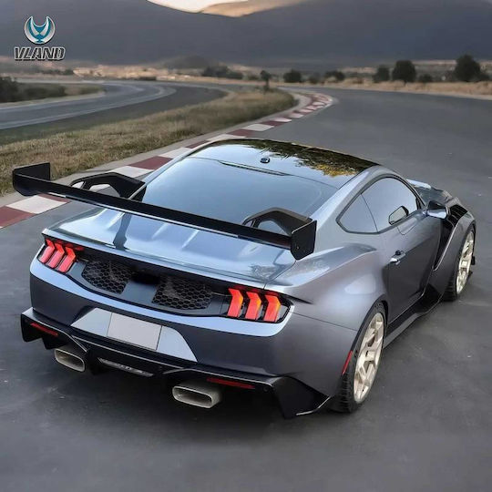 Задни Фарове За Автомобил Комплект Ford Mustang S650 2024-2026 Пълно LED Червено Оранжево Светкавица Vland