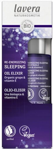 Lavera Re-Energizing Sleeping Oil Oil Serum Face for Revitalization 30ml