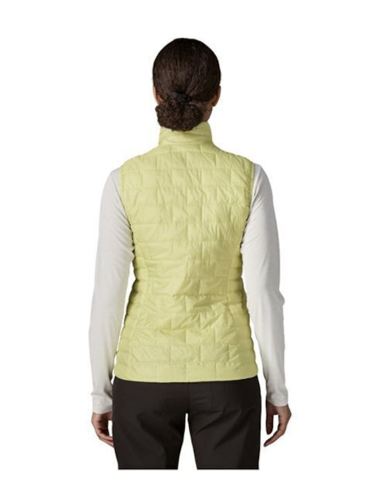 Women's Sleeveless Jacket for Winter Green