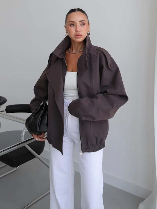 Women's Jacket for Winter Brown