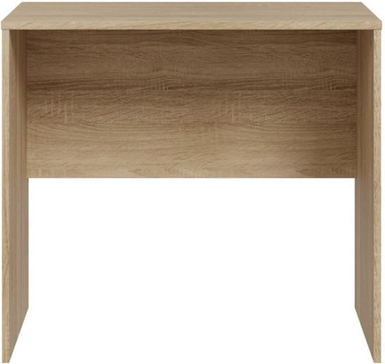 Desk with Adjustable Height 80x50x75cm Light Brown Desk with Adjustable Height 80x50x75cm Light Brown