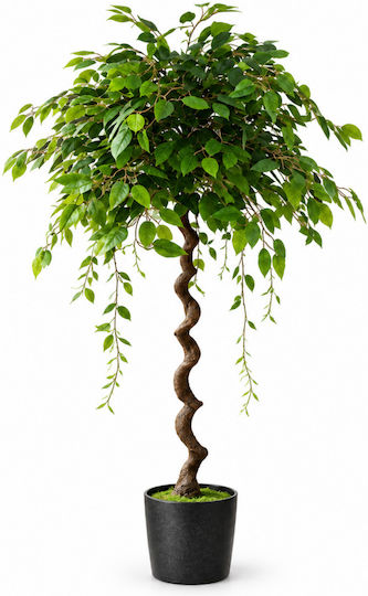 Künstliche Dekorative Topfpflanze Ficus Banyan 160cm Galifas 449771 Galifas