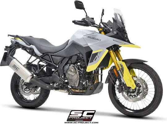 SC Project Adventure Auspuff-Endrohr Suzuki V-Strom 800/de Titan-Carbon