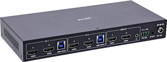 StarTech KVM & Data Switch with HDMI USB RS-232 USB-B