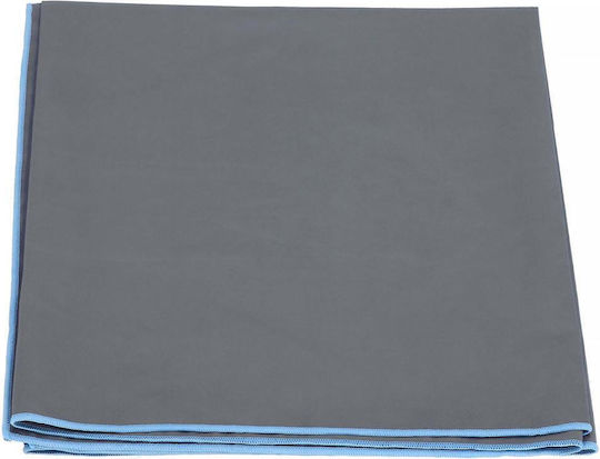 Prosop Din Microfibră Pentru Corp 200gr/m² Cu Husă Gri 180x100cm