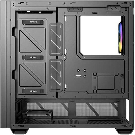Antec P30 AIR Геймърско Midi Tower Компютърно Кутия с Страничен Прозорец и RGB Осветление Черен