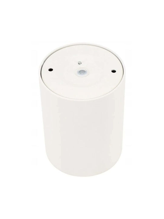 Bemko Metallic Recessed Spot with Built-in LED and Natural White Light White 9.4x9.4cm