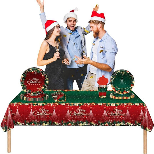 Flippy Weihnachtliches Tischtuch Kunststoff Bäume 274x137cm