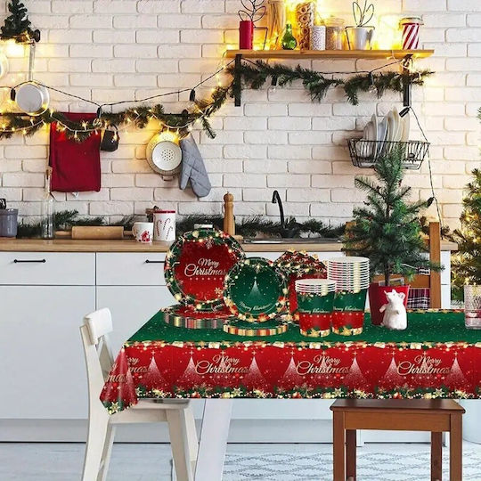 Flippy Weihnachtliches Tischtuch Kunststoff Bäume 274x137cm