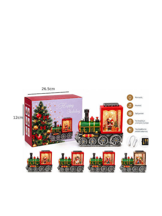 Christmas Illuminated Decorative Figurine Electric / Battery with Music (Various Colors)