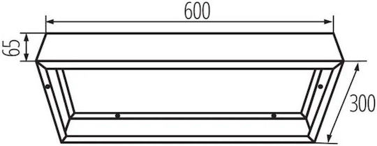 Kanlux Support Frame for White Lighting Fixtures