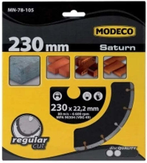 Modeco Disc De Tăiere Materiale De Construcție 230mm