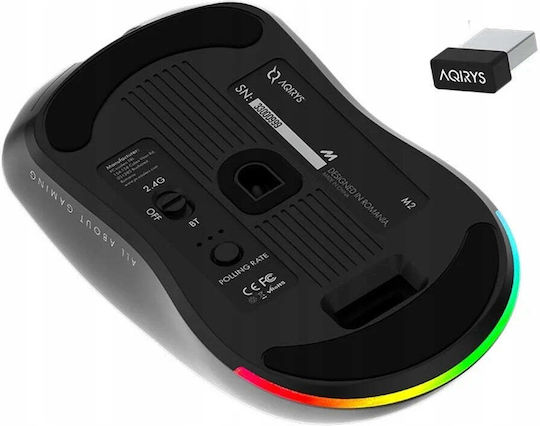Dual Mode Безжично Геймърско Мишка 12000 DPI Черно