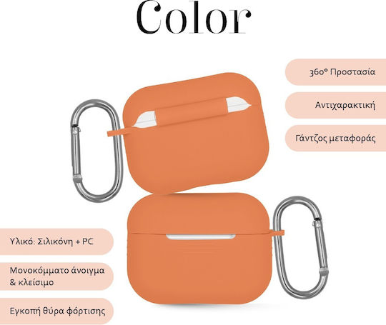 Sonique Silikonhülle Für Apple Airpods Pro 3 Koralle