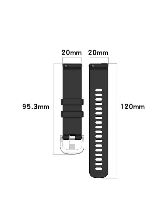 Garmin Vivoactive 5 Silikon Tragbare Bänder 20mm Dunkelblau