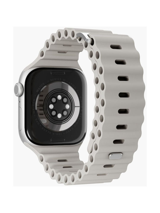 Vonmählen Wave Band 2 Apple Watch 42 44 45 49mm Einheitsgröße Beiges Tragbare Bänder