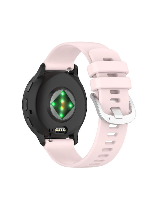 Tragbares Band Garmin Venu 3s Venu 4 41mm 18mm Silikon Rosa