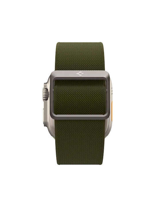 Spigen Каишка за Apple Watch 8 9 10 11 SE 1 2 3 Ultra 1 2 3 – 44 45 46 49mm Fit Lite Ultra Зелен