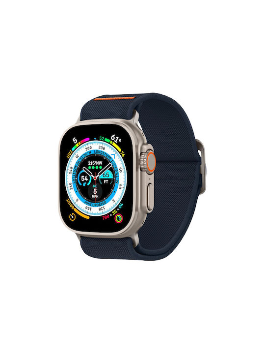 Spigen Каишка Apple Watch 8 9 10 11 Se 1 2 3 Ultra 1 2 3 – 44 45 46 49mm Fit Lite Ultra Син