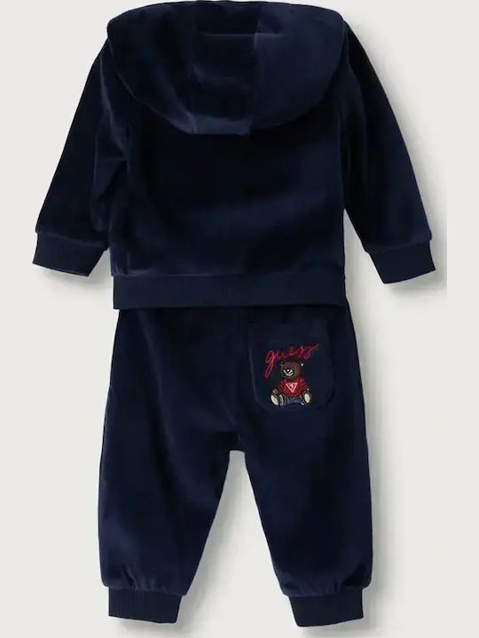 Kids Sweatpants Set With Jacket Blue