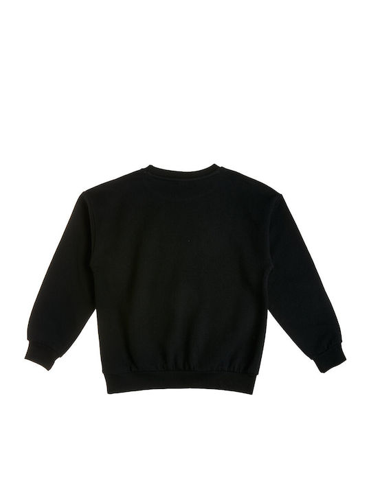 Kids Sweatpants Set With Top Black