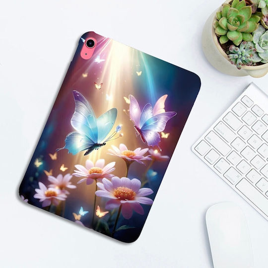 Silikon Hülle Floral Apple iPad 10,9" (2022) / iPad 11" (2025)