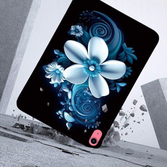 Silikon Hülle Schwarz Orchidee Apple iPad 10,9" (2022) / iPad 11" (2025)