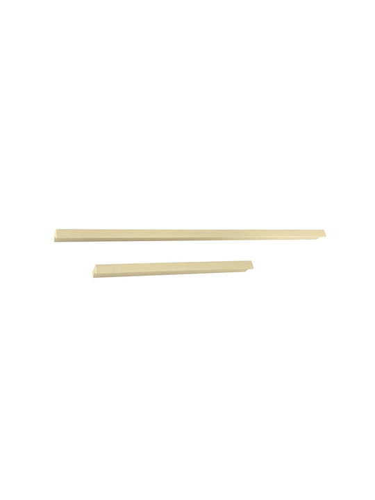 Gtv Gtv Möbelgriff aus Metall in Gold Farbe 18.5mm Lochabstände 320mm UA-PILLAR-320-22