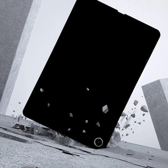 Silikon Hülle Matt Schwarz Samsung Galaxy Tab A9+/Tab A11+