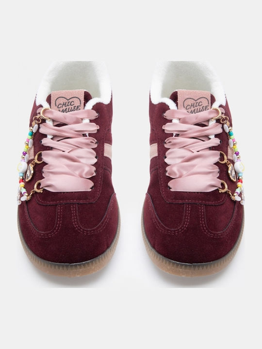 Luigi Damen Sneakers Burgundisch Luigi Damen Sneakers Burgundisch