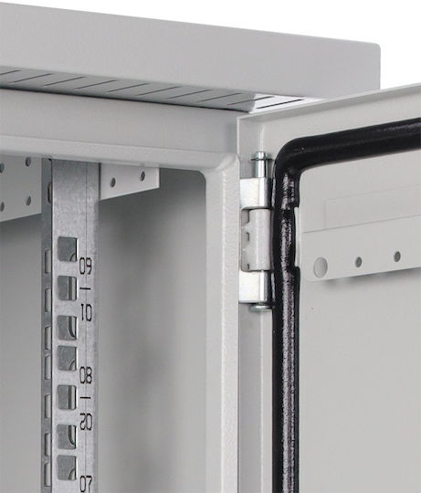 Pulsar Dulap Montat Pe Perete Pentru Rack 12U Gri