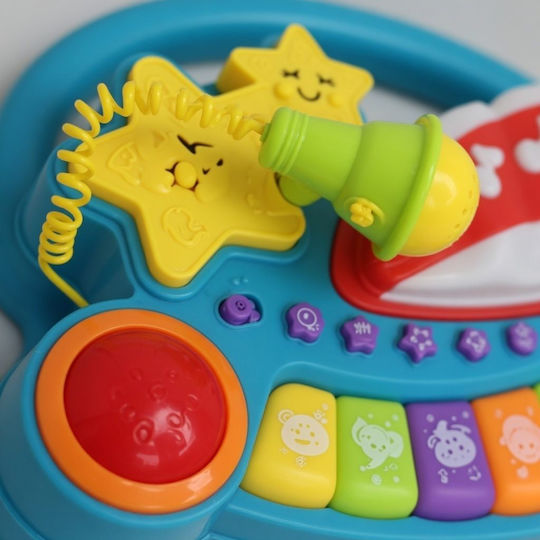 Instrument Muzical cu Muzică, Lumină și Sunete pentru 18+ Luni