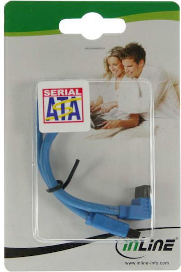 InLine 15cm Blauer Festplattenkabel 27701F